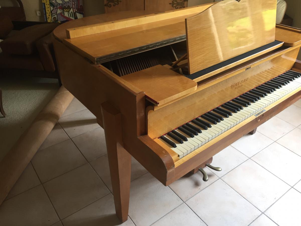 Jacques Adnet? Toad Piano In Sycamore-photo-1