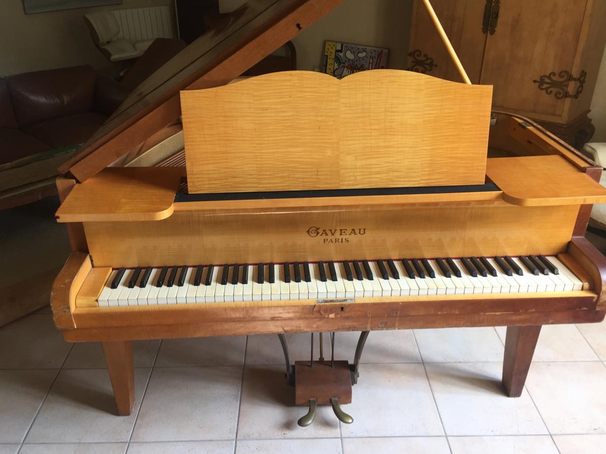 Jacques Adnet? Toad Piano In Sycamore-photo-3