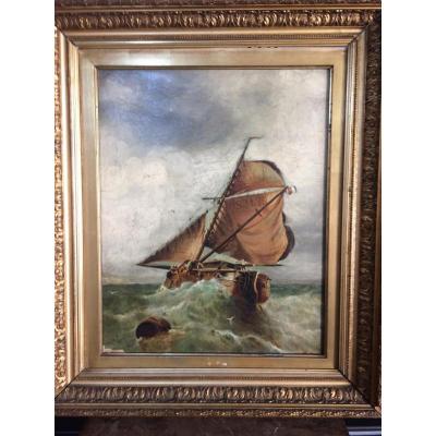 Oil On Canvas - Corsair Of St. Malo - XIX
