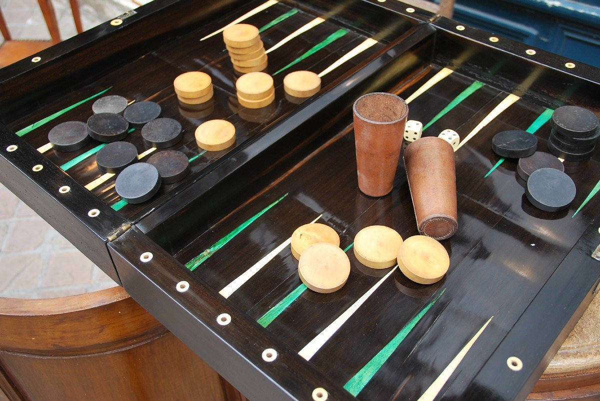 XVIII Time Backgammon Game-photo-2