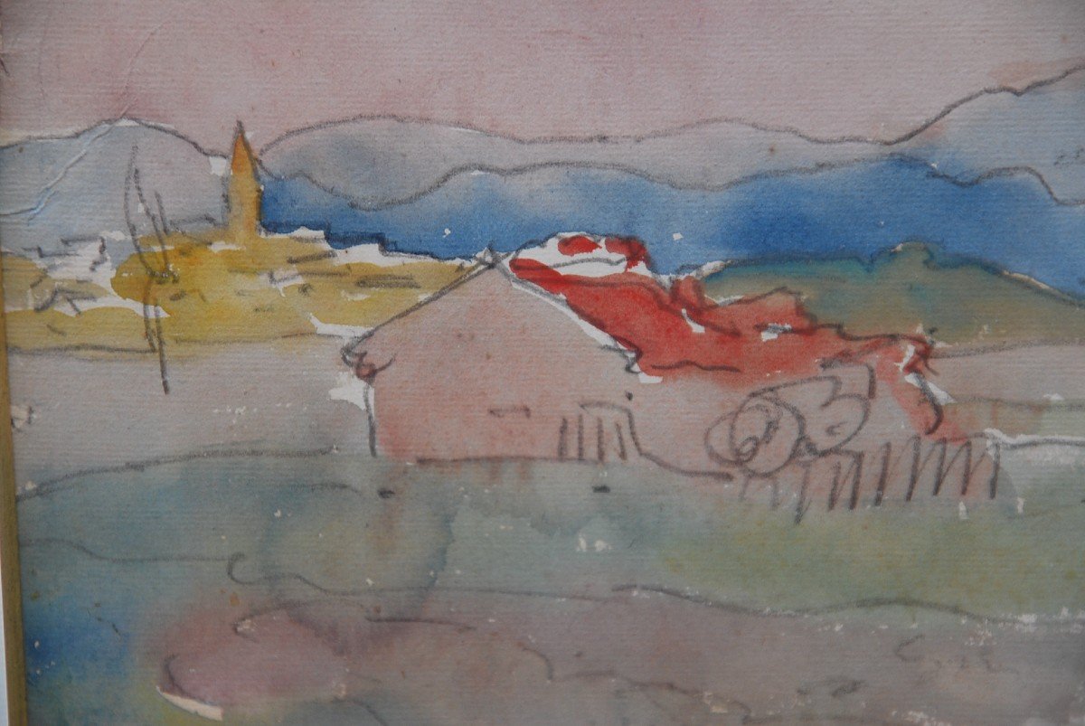 Louis Valtat Dessin Aquarellé-photo-2