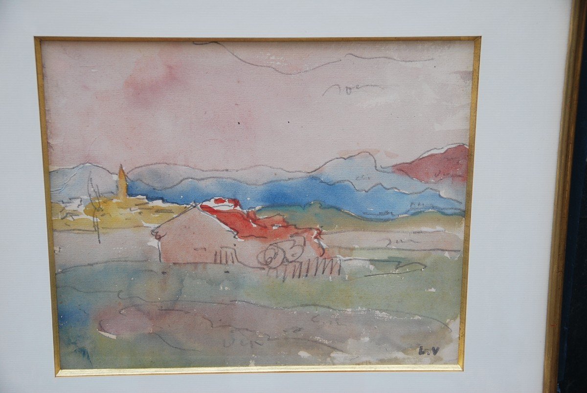 Louis Valtat Dessin Aquarellé-photo-4