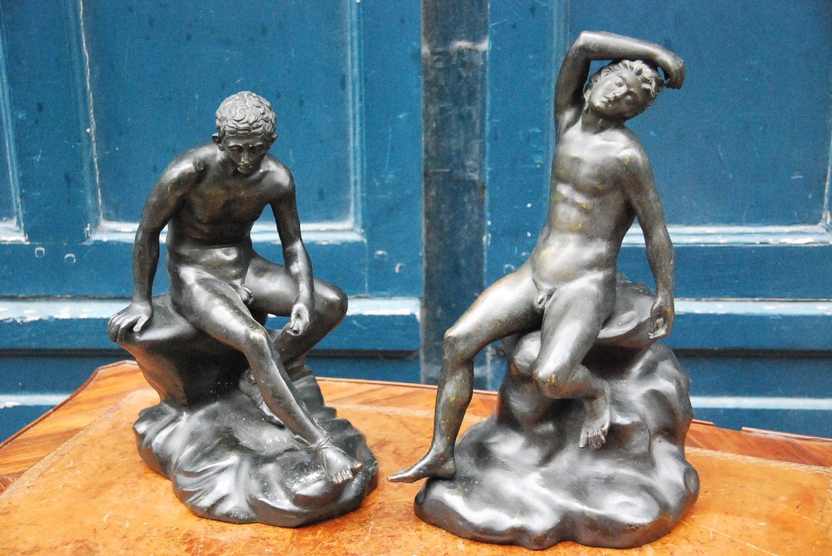 The Grand Tour, Pair Of Bronzes XIX