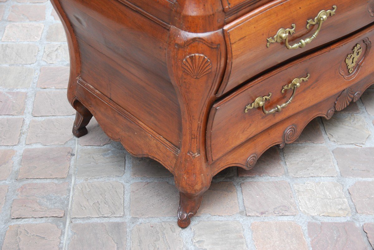 Bordelaise Chest Of Drawers In Walnut XVIII-photo-7