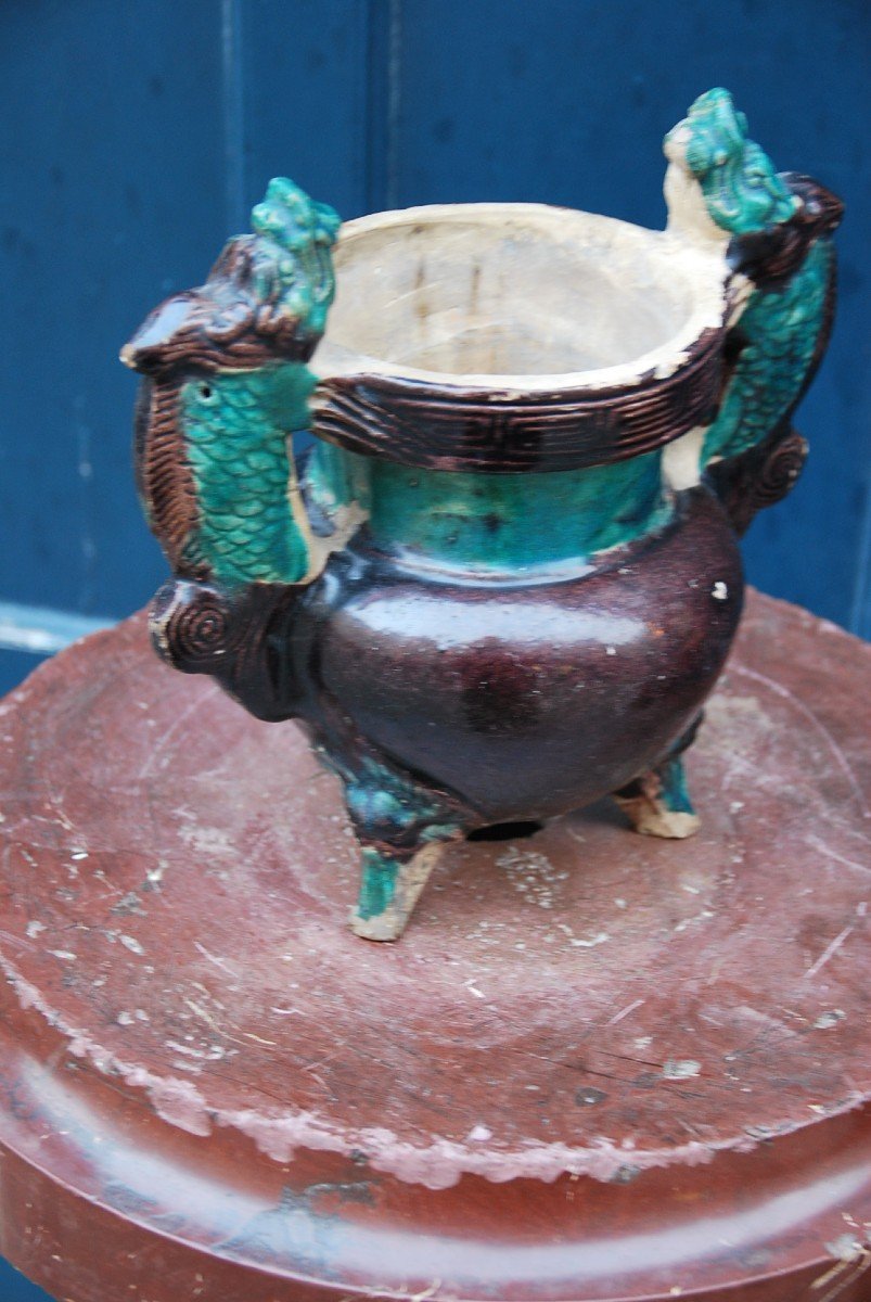 Ming Dynasty Sandstone Vase-photo-4