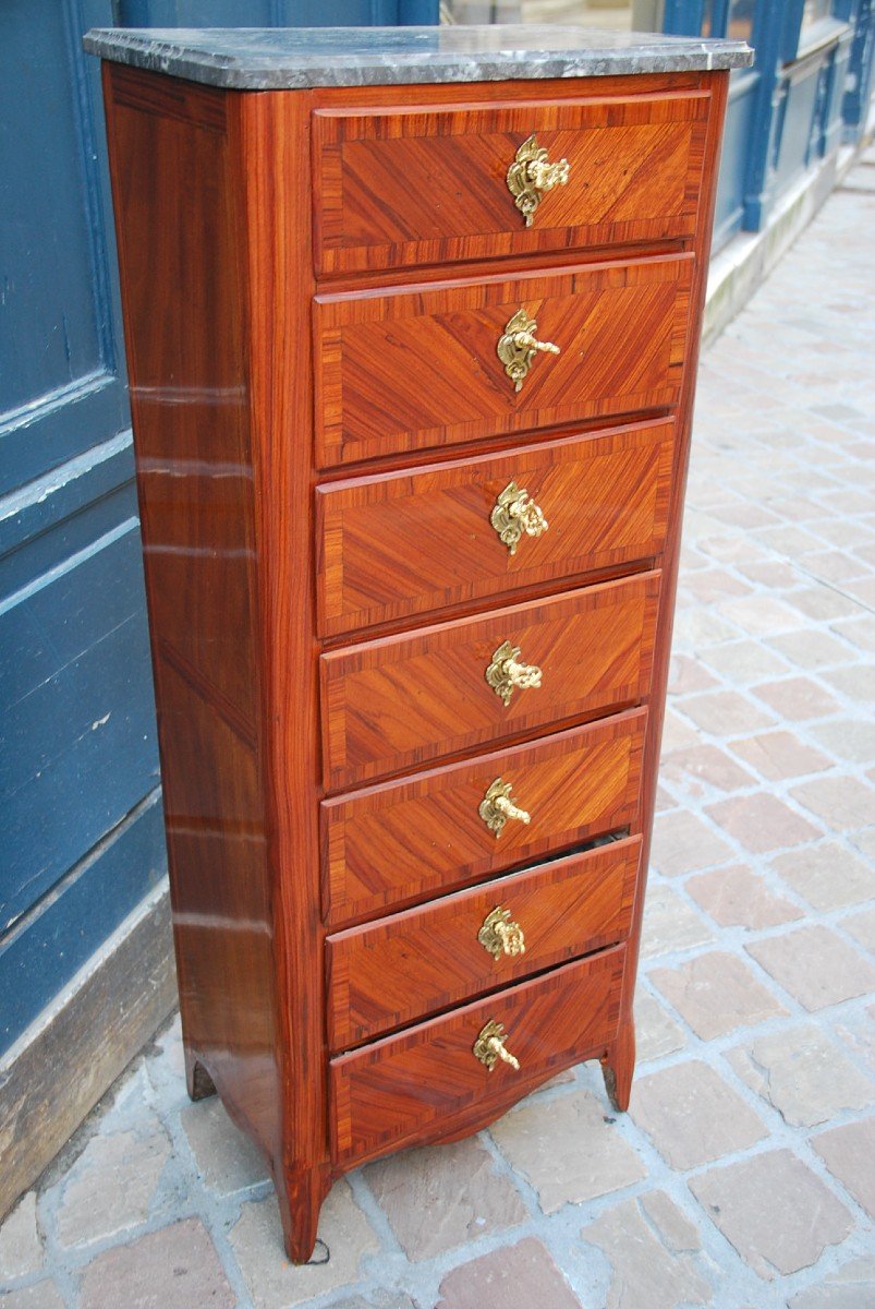 Small Semainier D Louis XV Period-photo-8