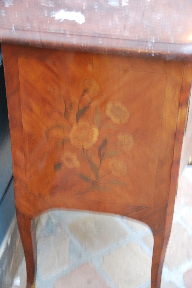 Small Chest Of Drawers D Louis XV From The XVIII-photo-5