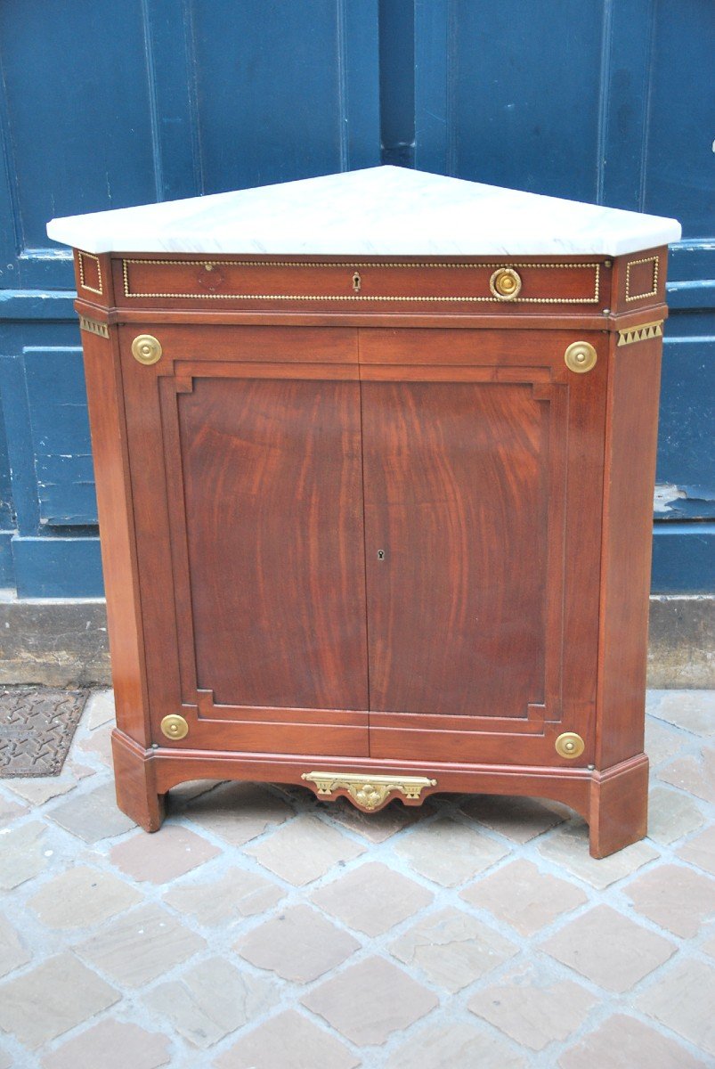Encoignure En Acajou Louis XVI