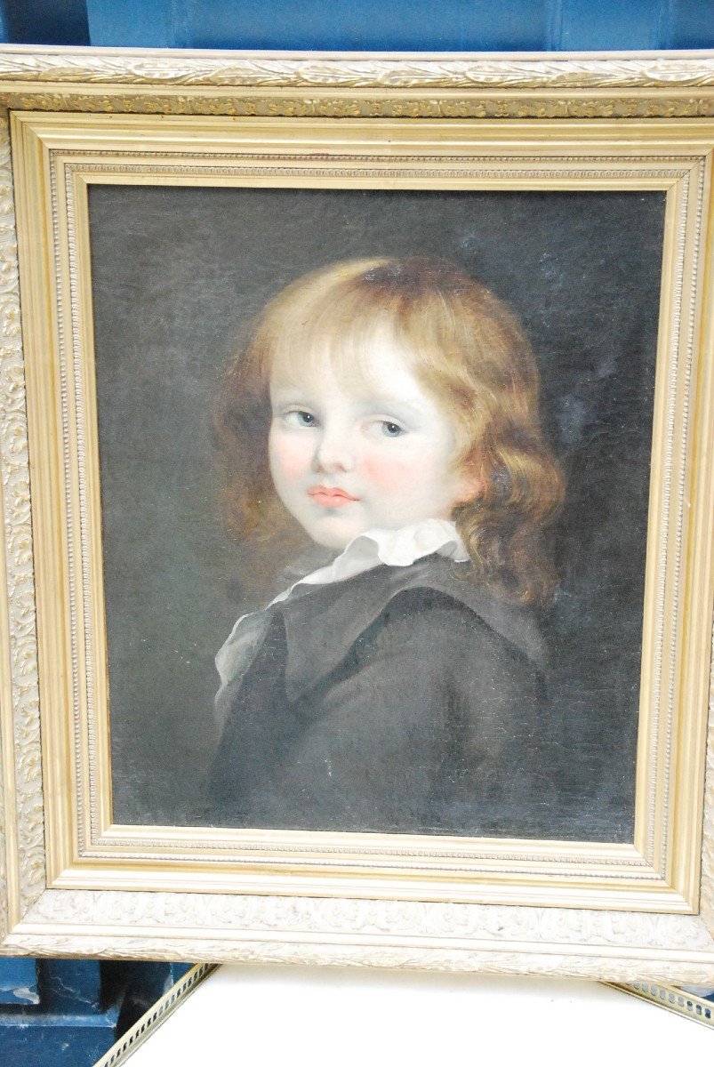 Greuze, Follower Portrait Of A Young Boy-photo-2