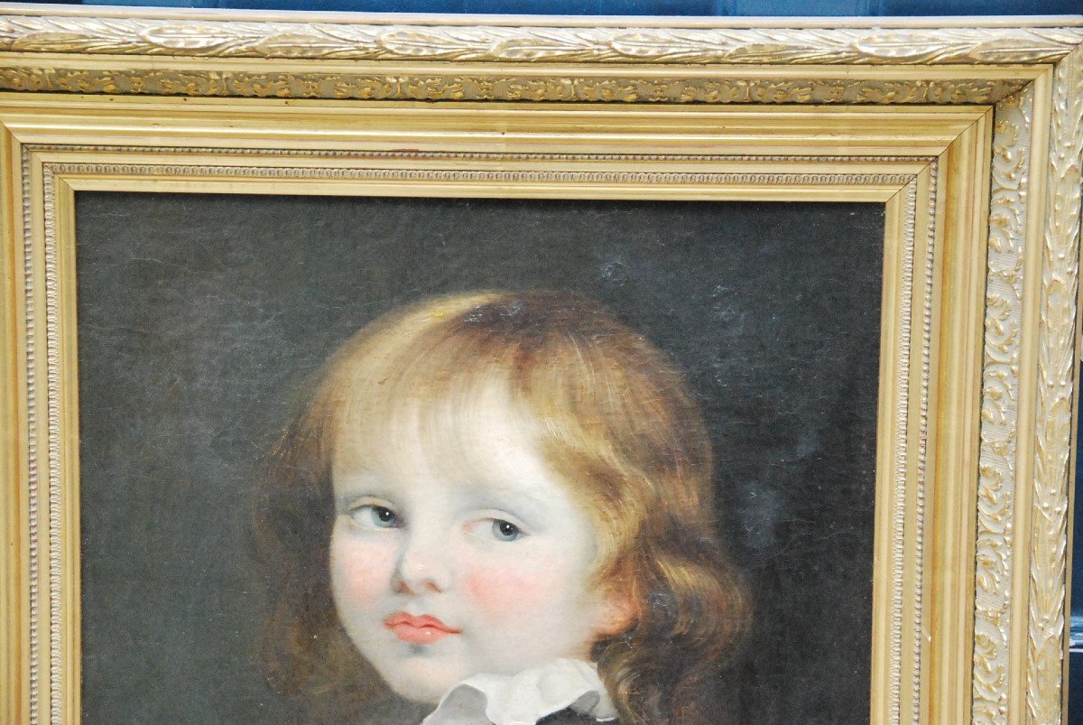 Greuze, Follower Portrait Of A Young Boy-photo-3