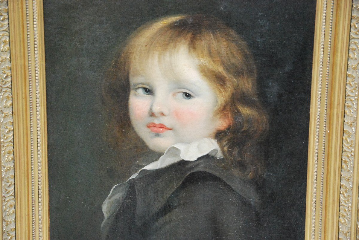 Greuze, Follower Portrait Of A Young Boy-photo-4