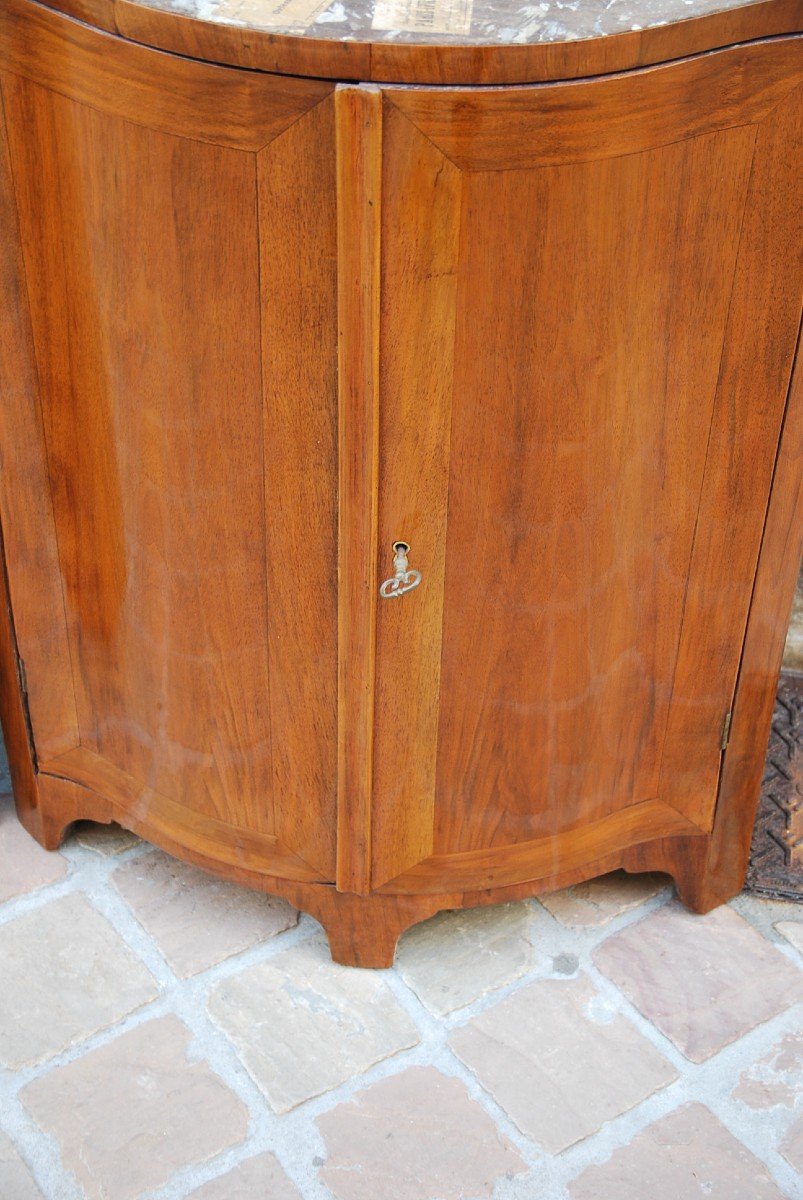 Paire D Encoignures Bois Naturel XVIII-photo-2