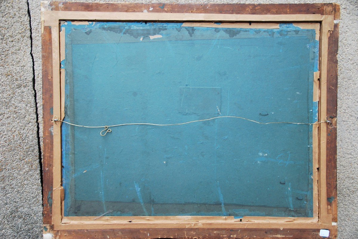 Fragonard, Follower Of Watercolor XVIII With Architectural Caprice-photo-8