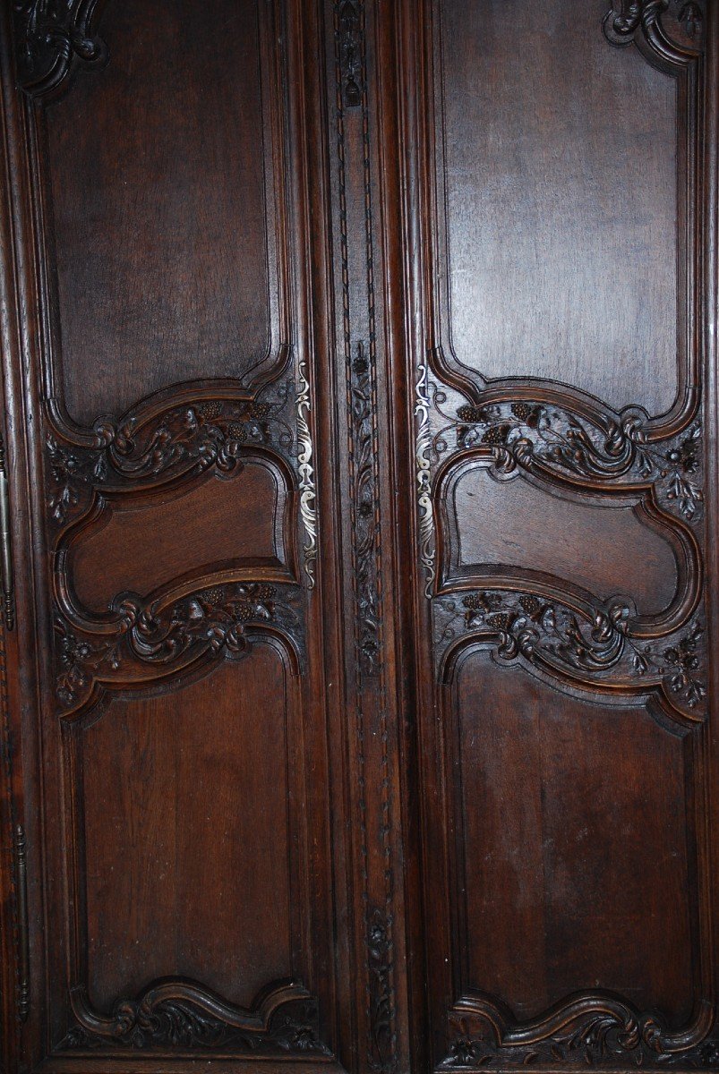 Importante Armoire De Chateau En Chêne  XVIII-photo-5