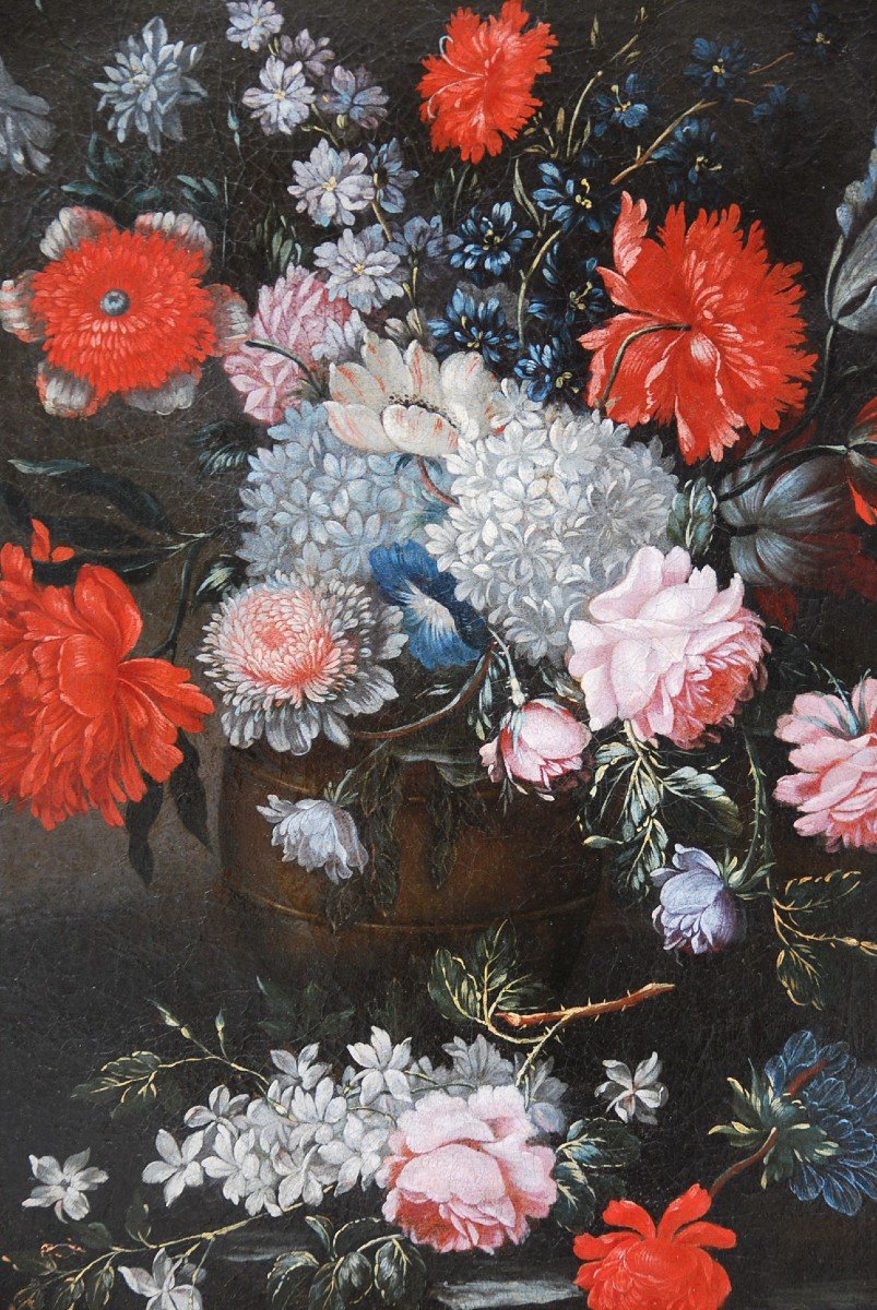 Bouquet De Fleurs  , Suiveur De Jean  Baptiste Monnoyer  XVII