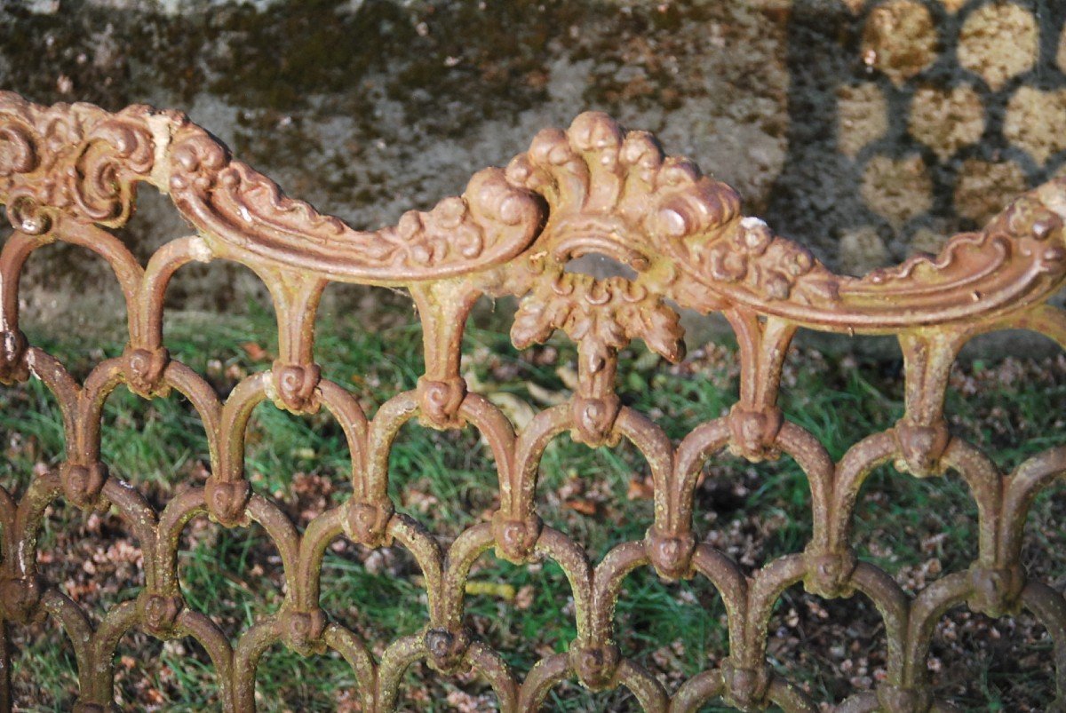 Rare Banc De Jardin Napoléon III  Madeleine Castaing-photo-2