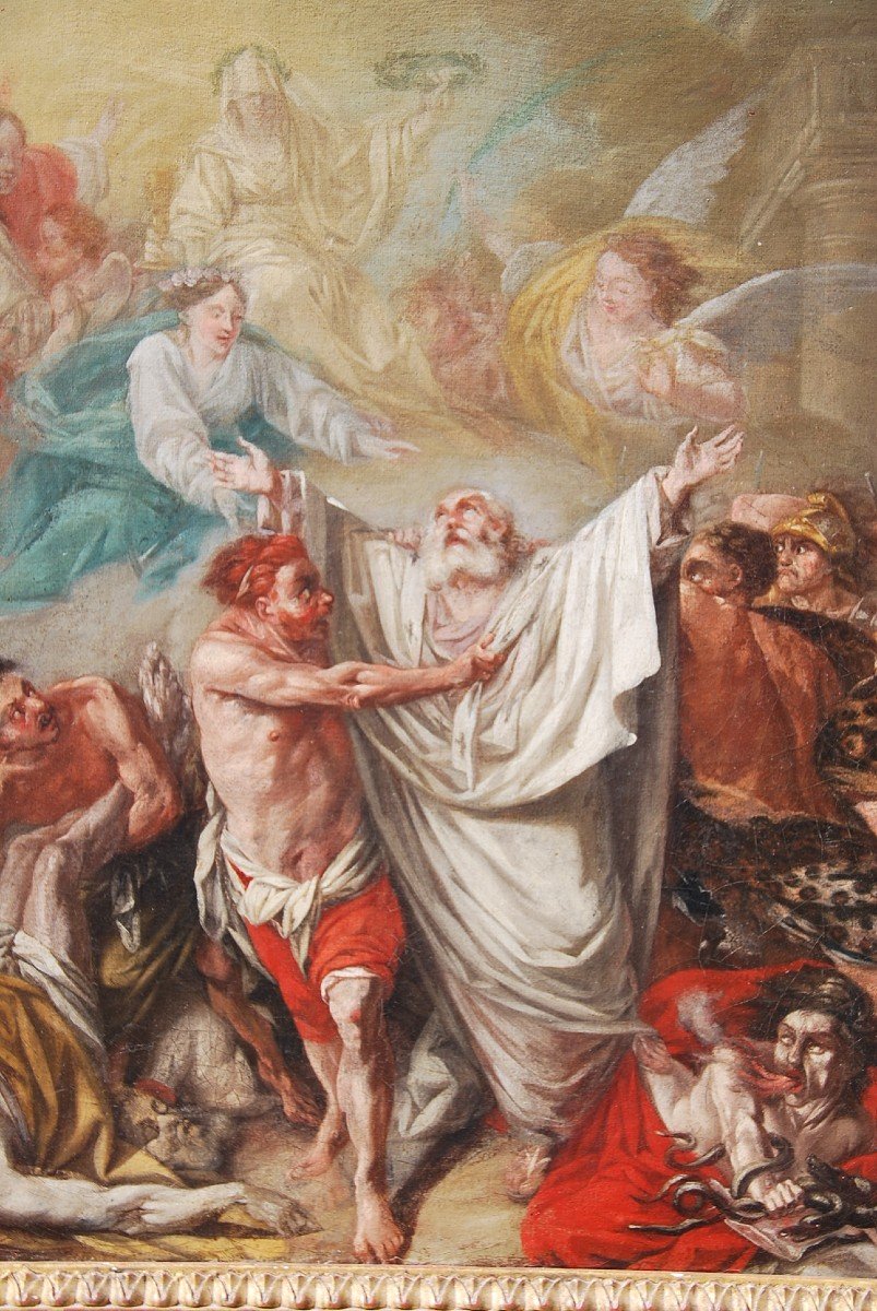Martyrdom Of Saint Denis School XVIII Follower Of Van Loo