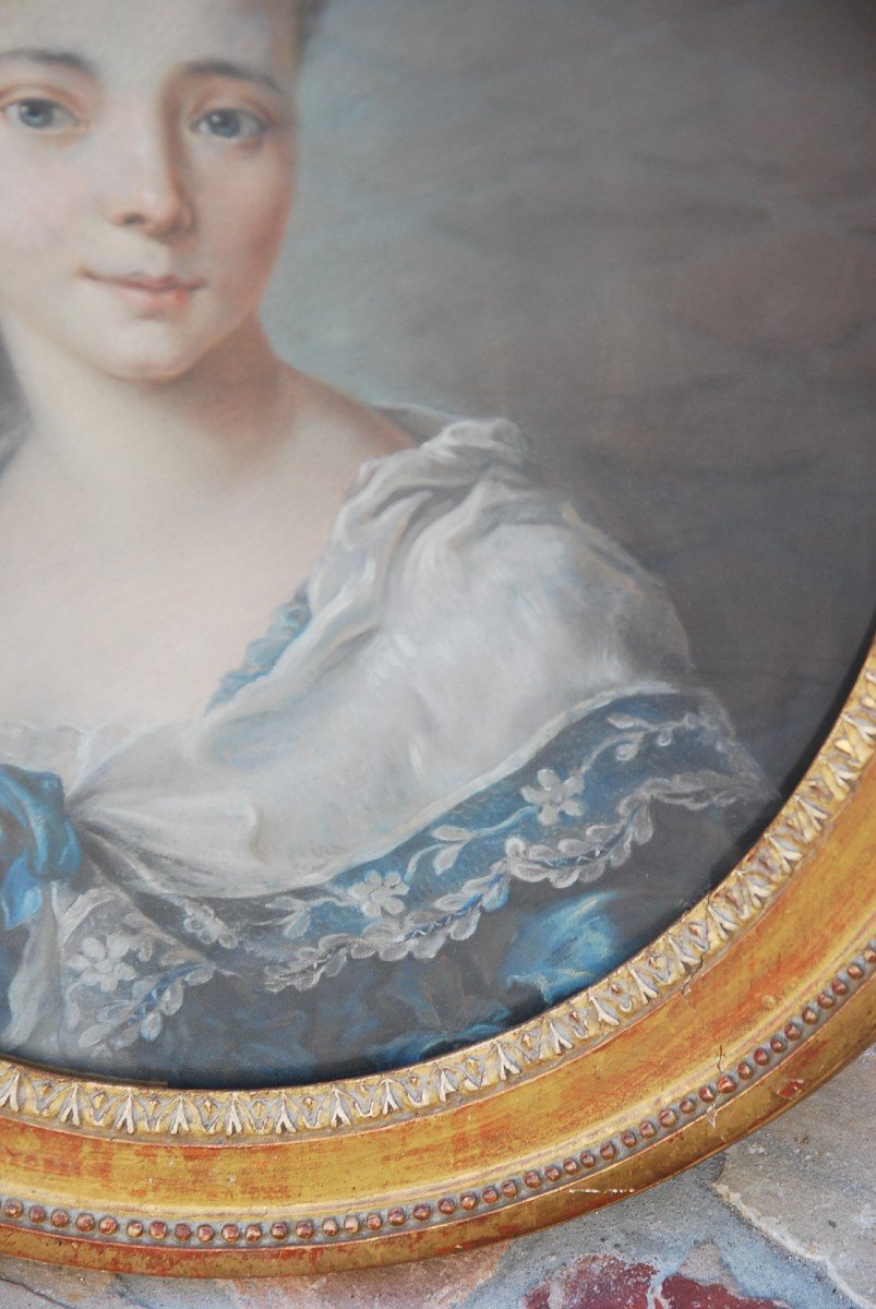 Pastel D Louis XVI Young Woman-photo-2