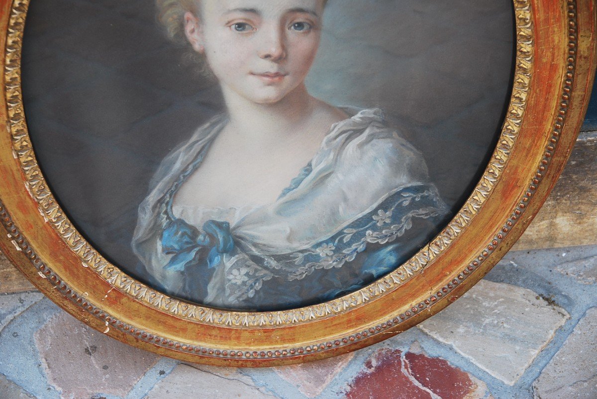 Pastel D Louis XVI Young Woman-photo-7
