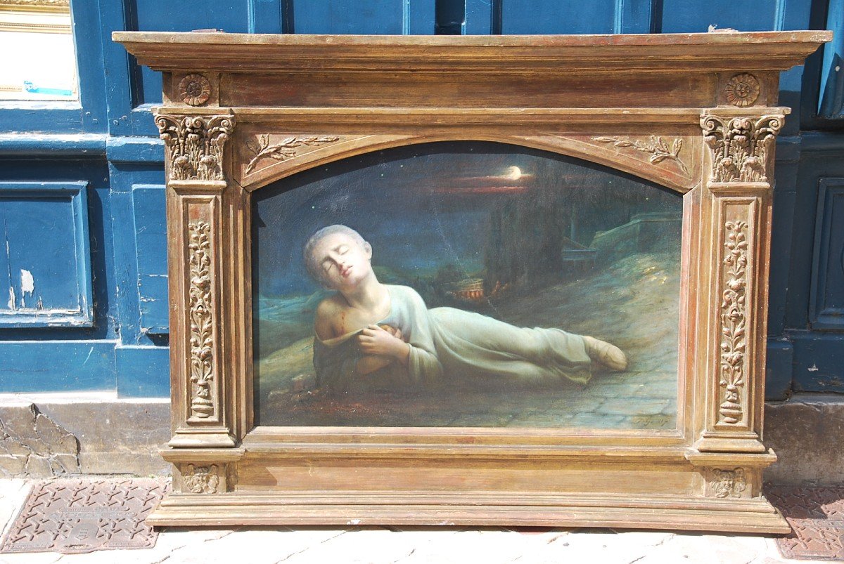 Ecole Symboliste du   XIX le martyre de saint Tarcisius de Rome 