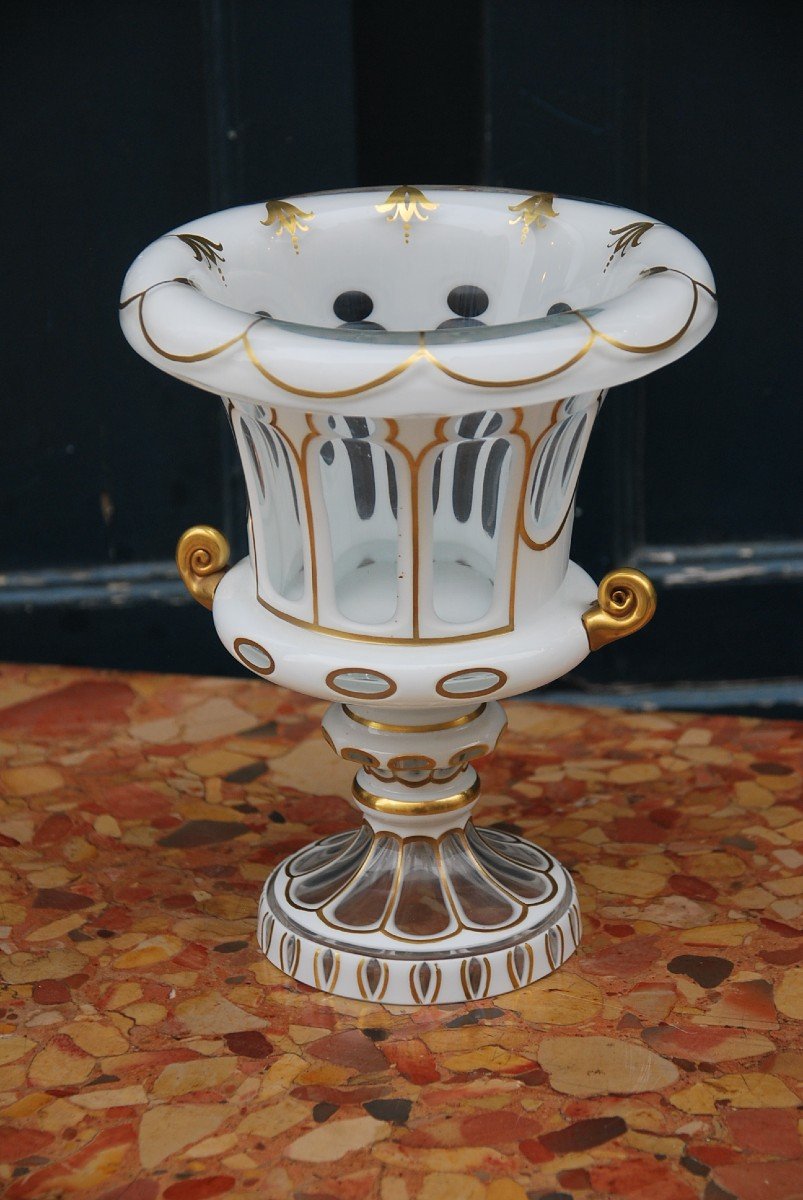 Vase  Medicis En Cristal Overlay-photo-2