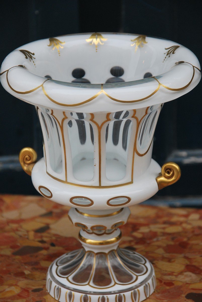 Vase  Medicis En Cristal Overlay-photo-4