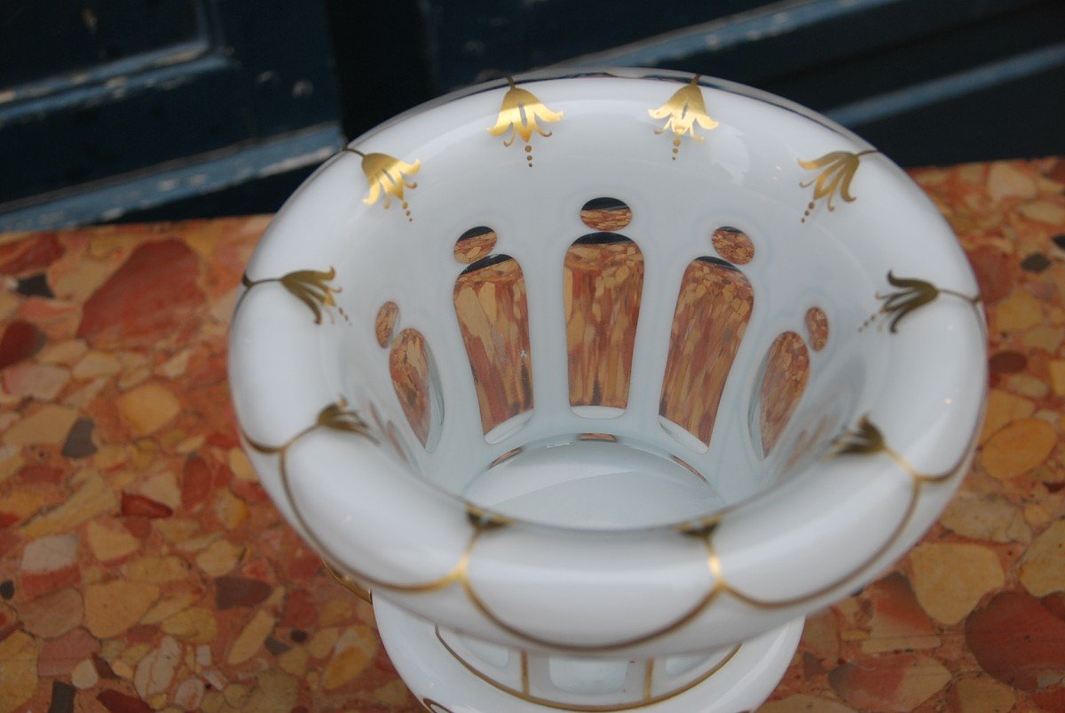 Vase  Medicis En Cristal Overlay-photo-4