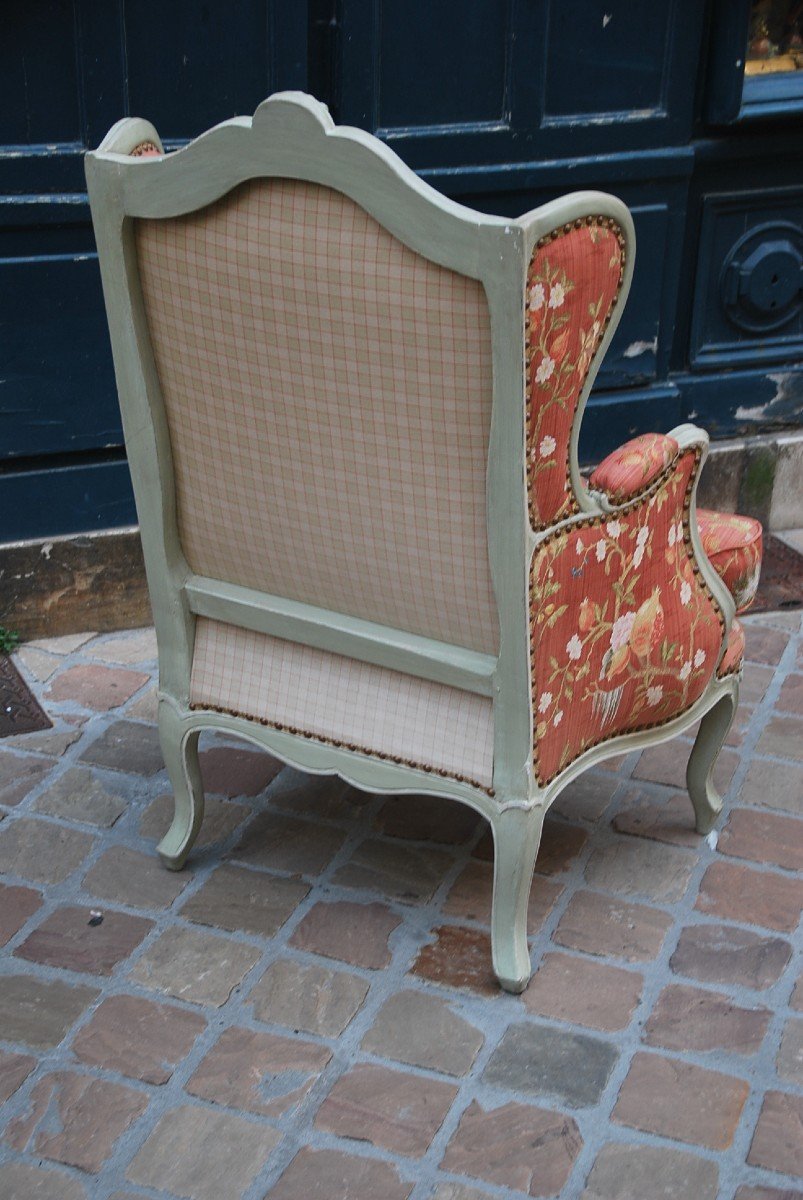 Importante Bergère à Oreilles D époque Louis XV   XVIII-photo-5
