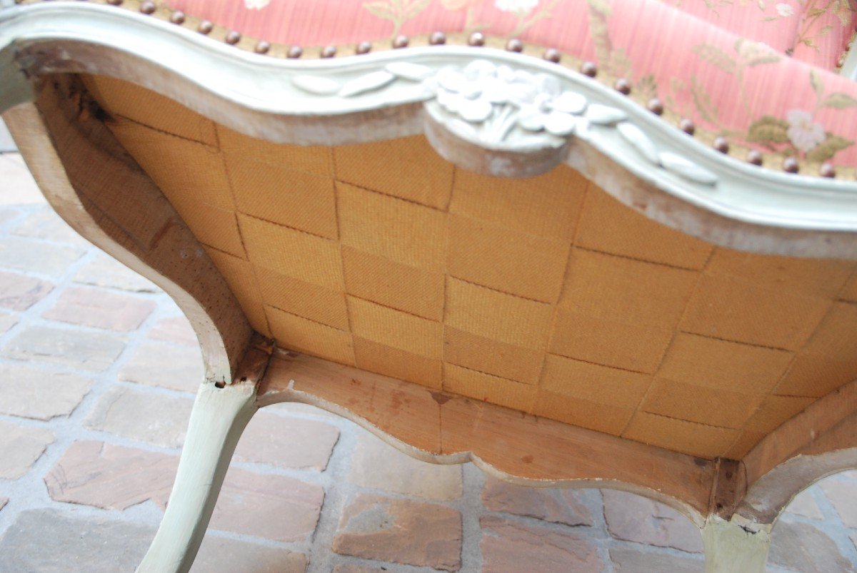 Importante Bergère à Oreilles D époque Louis XV   XVIII-photo-6