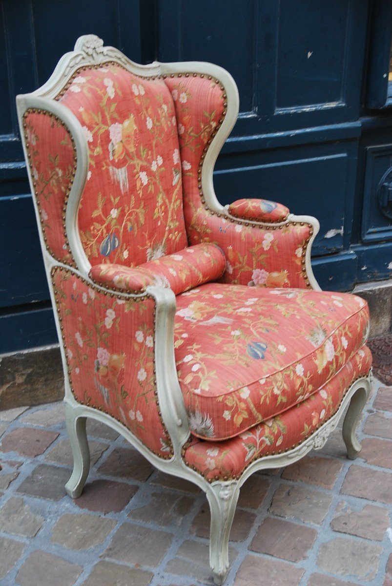 Importante Bergère à Oreilles D époque Louis XV   XVIII