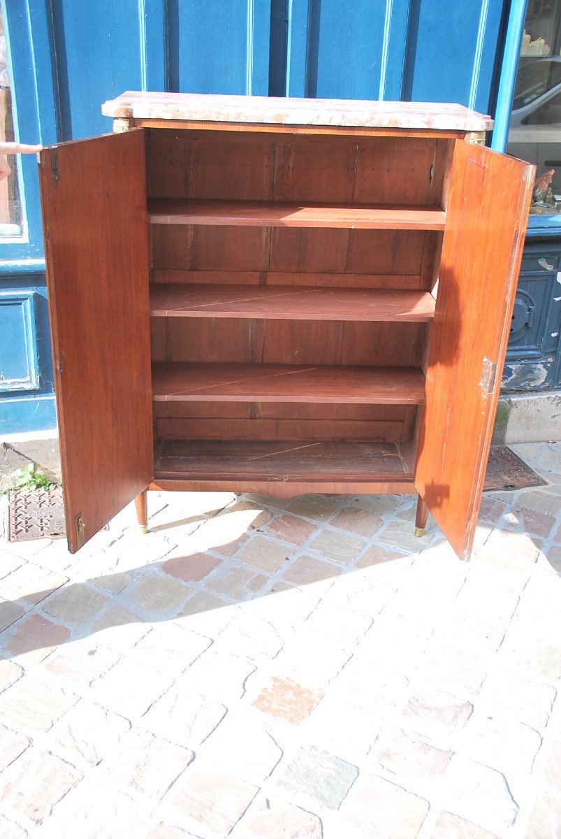 Elégante Petite Bibliothèque Estampillée De Dubois   XVIII-photo-3