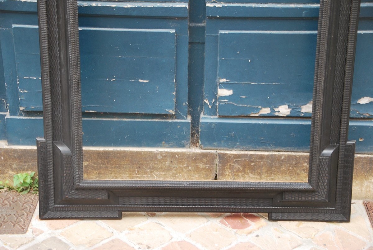 Important Et Grand Cadre De Style Louis XIII-photo-4