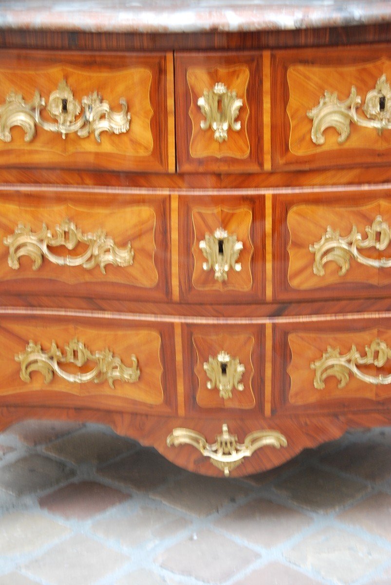 Commode D Epoque Louis XV Estampillée De Reizell  XVIII-photo-6