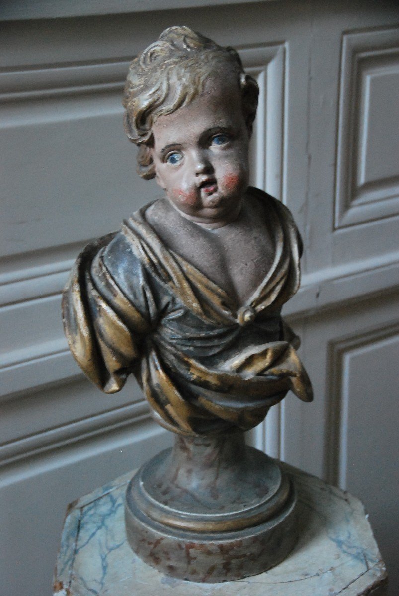 Patinated Terracotta Sculpture Italy XVIII-photo-4