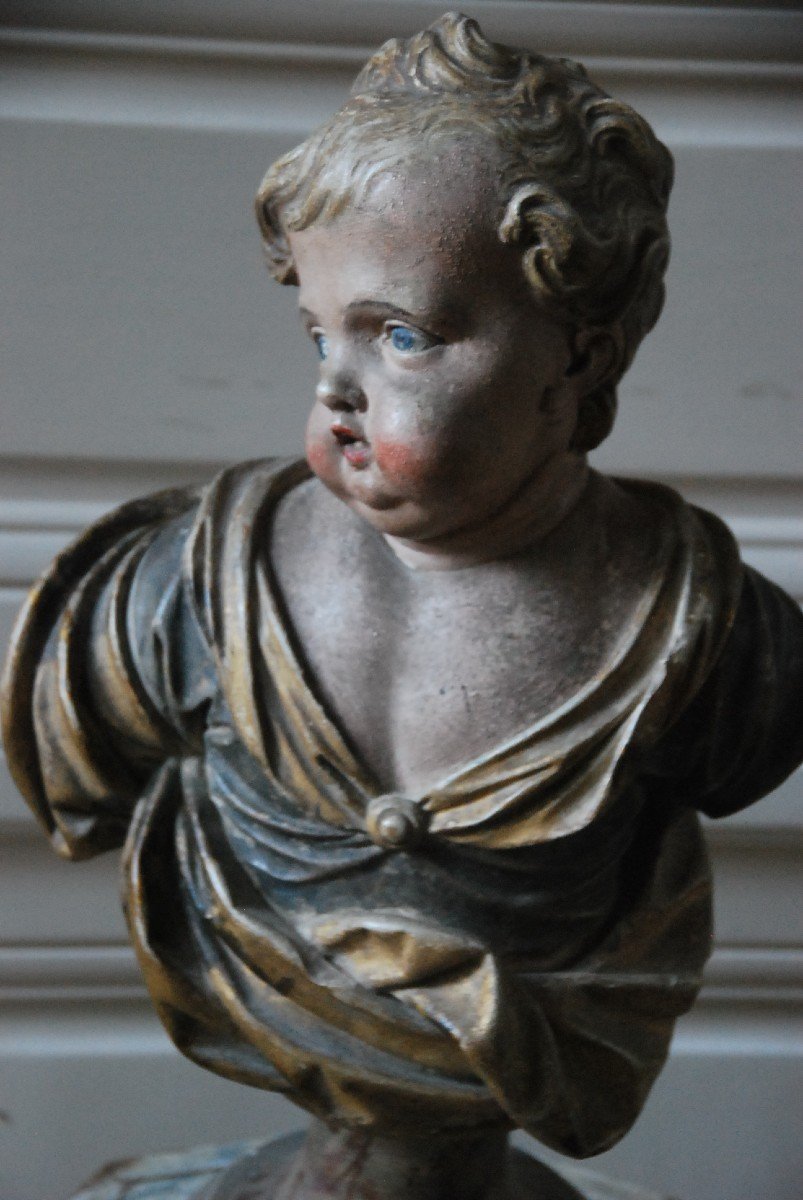 Patinated Terracotta Sculpture Italy XVIII-photo-5