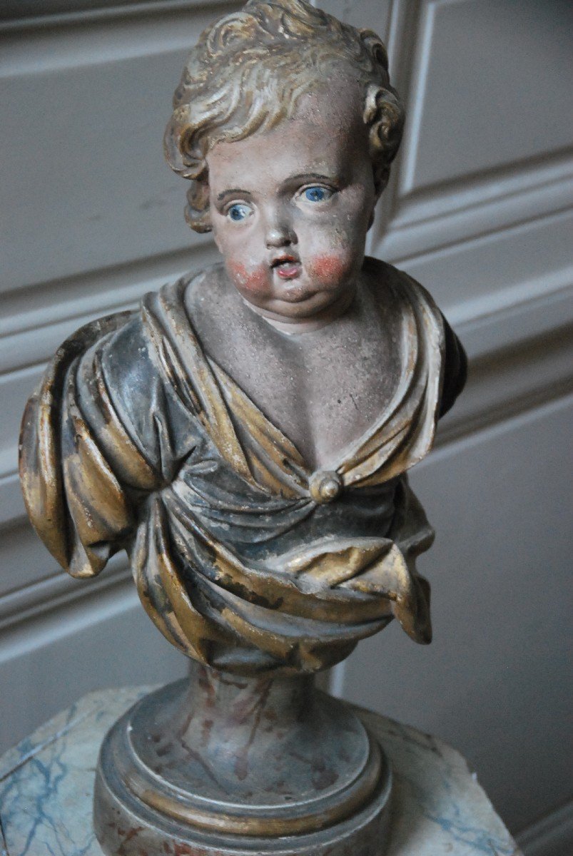 Patinated Terracotta Sculpture Italy XVIII-photo-6