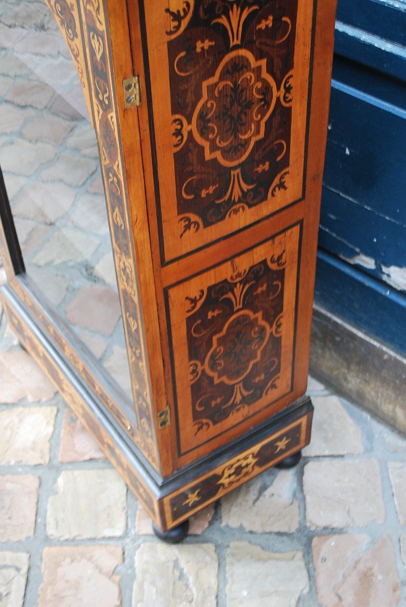 Petite Bibliothèque Ou Vitrine D époque Louis XIV-photo-6