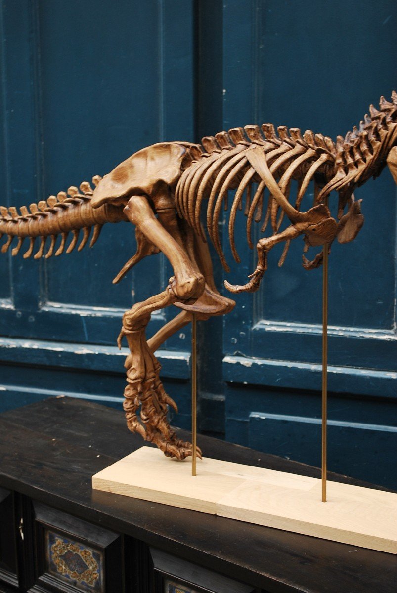 Complete T-rex Skeleton Print -photo-5