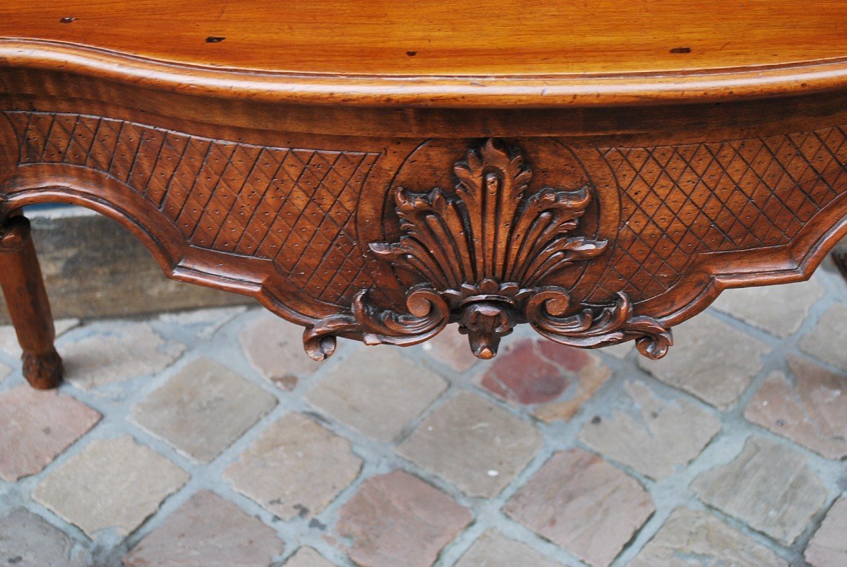 Game Console In Walnut From The Regency XVIII Period-photo-3