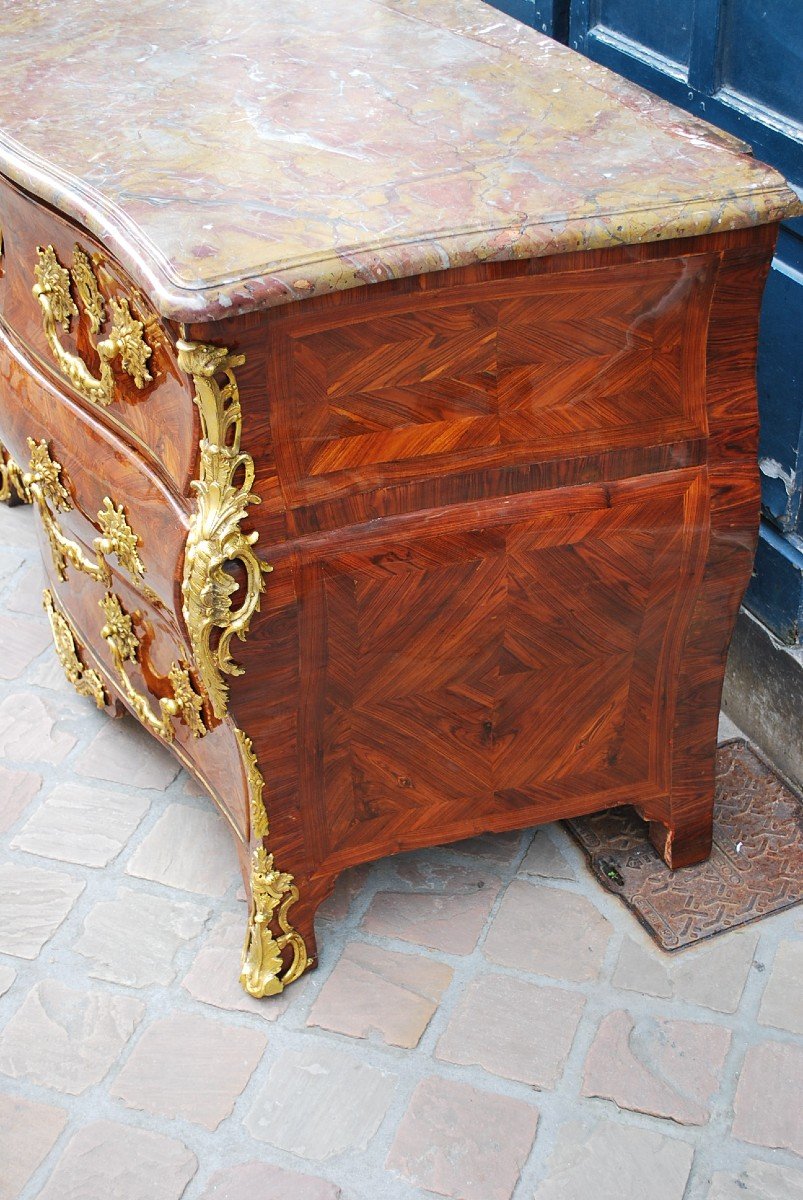 Louis XV Period Tomb Commode Early 18th Century Attributed To Mondon-photo-3