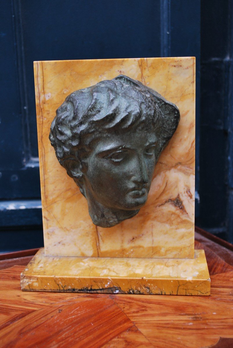 Profile After Antique In Bronze-photo-3
