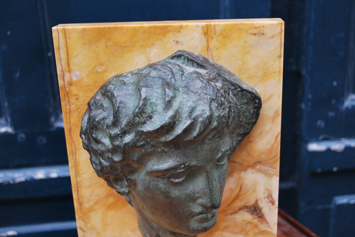 Profile After Antique In Bronze-photo-4