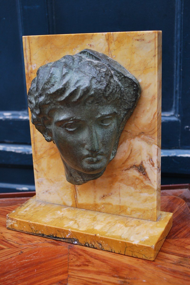 Profile After Antique In Bronze-photo-3