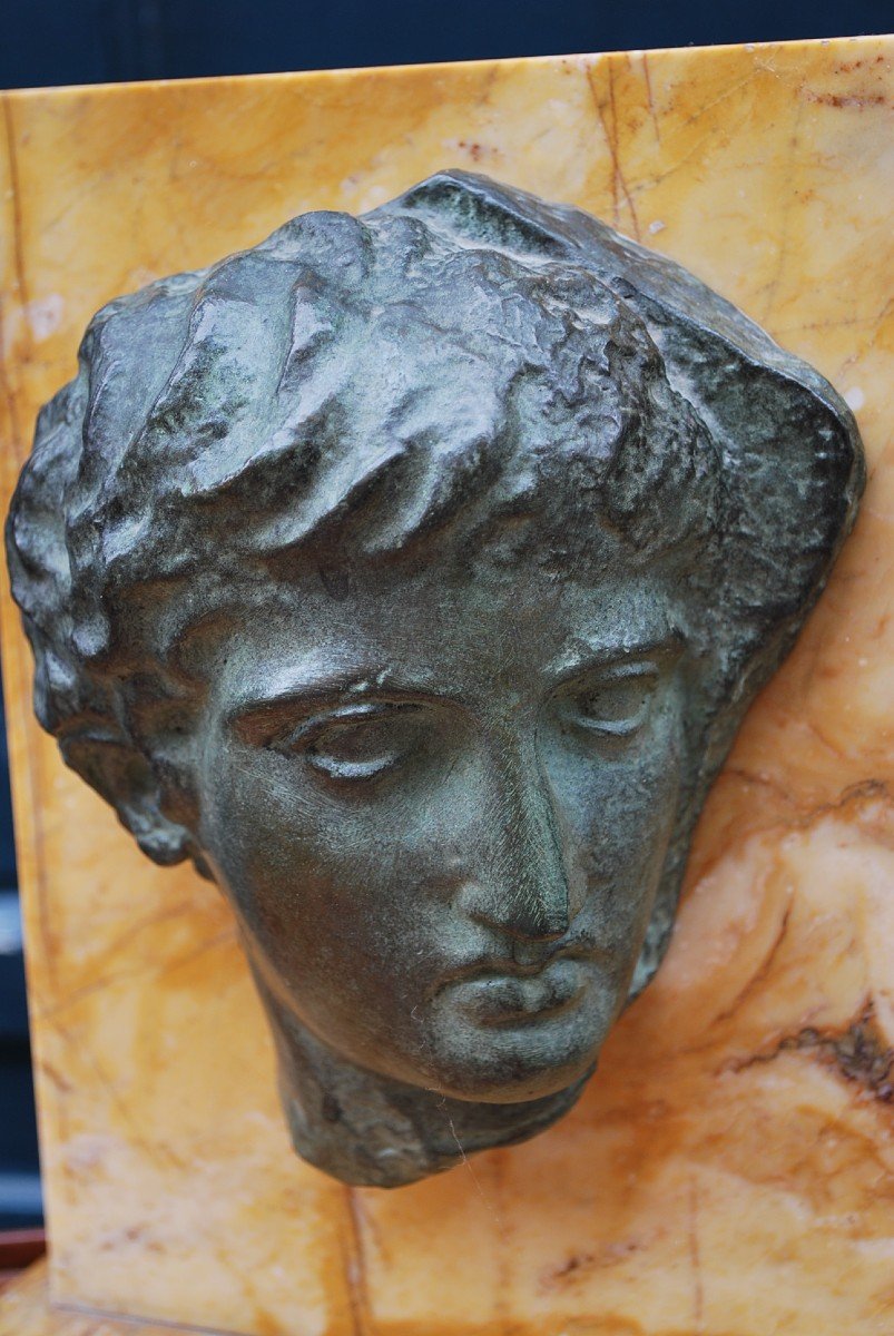 Profile After Antique In Bronze-photo-4