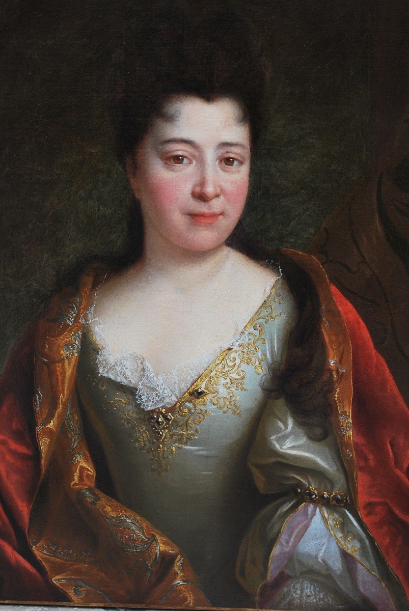 Madame De Vergennes  , Entourage De Hyacinthe Rigaud  école XVIII