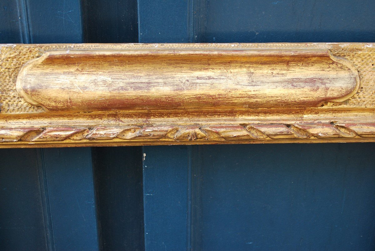 Carved And Gilded Wood Frame From Louis XIV XVII Period-photo-4