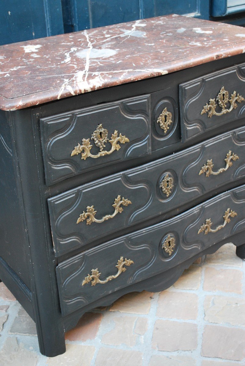 Small “parisian” Commode In Relacquered Wood XVIII