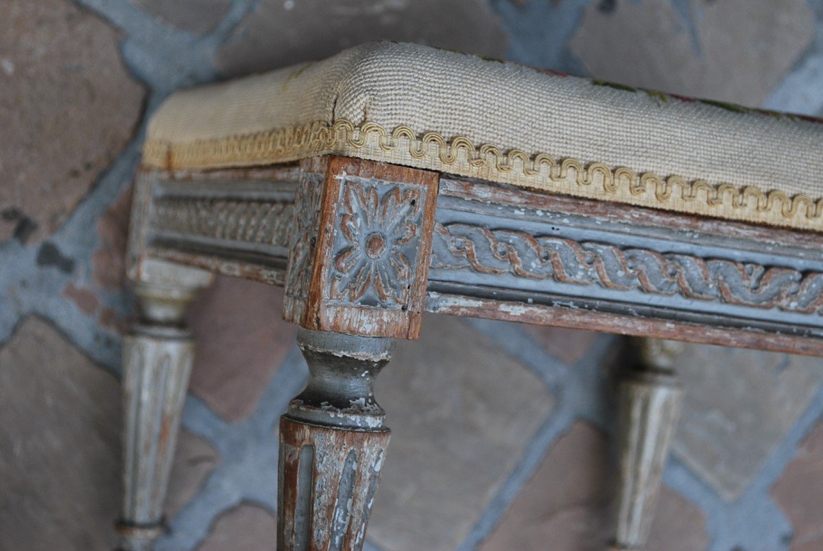 Tabouret D époque Louis XVI Du XVIII-photo-6
