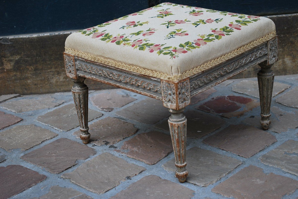 Tabouret D époque Louis XVI Du XVIII