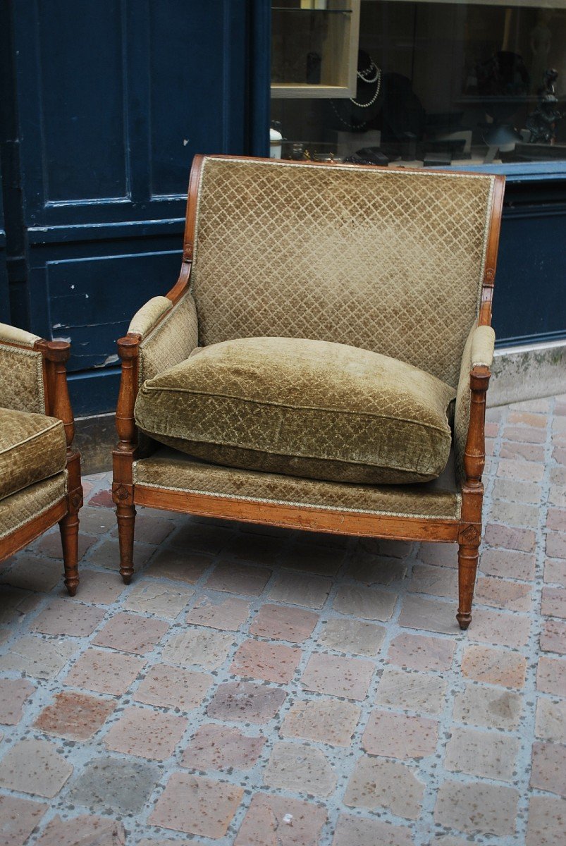 Paire De Marquises D époque Directoire Fin XVIII-photo-1
